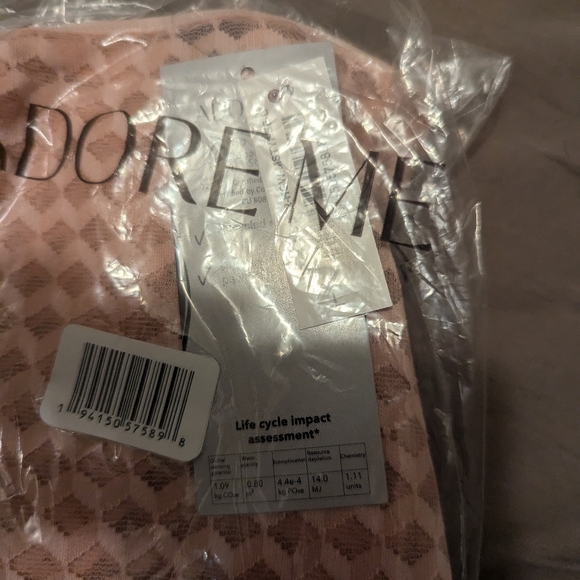 NWT Adore Me Peach Pietra Bra and Panty Set - Picture 6 of 9